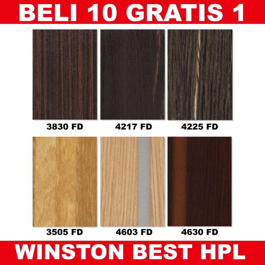 PROMO WINSTON SALE HPL WOOD GRAINS FURNITURE MEBEL BEST WINSTON HPL
