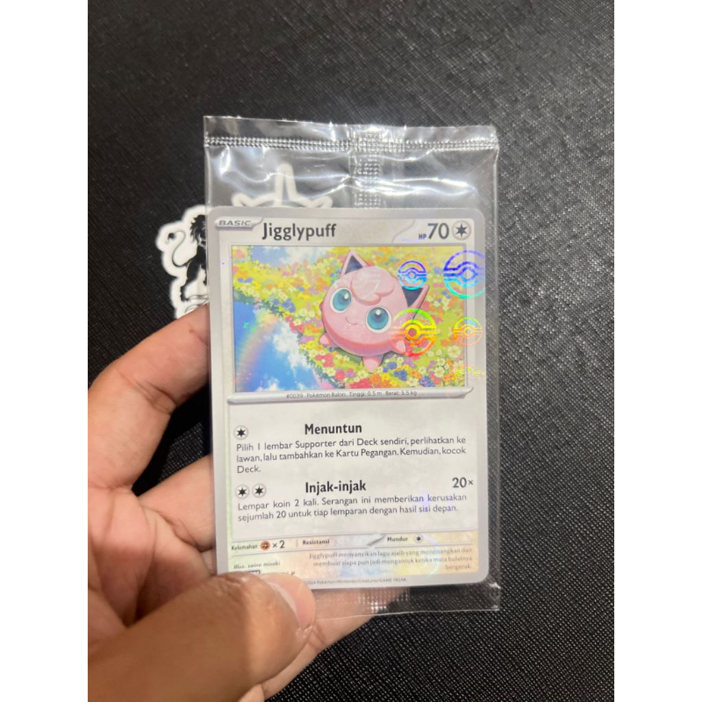 Pokemon promo Jigglypuff pokeball 2024