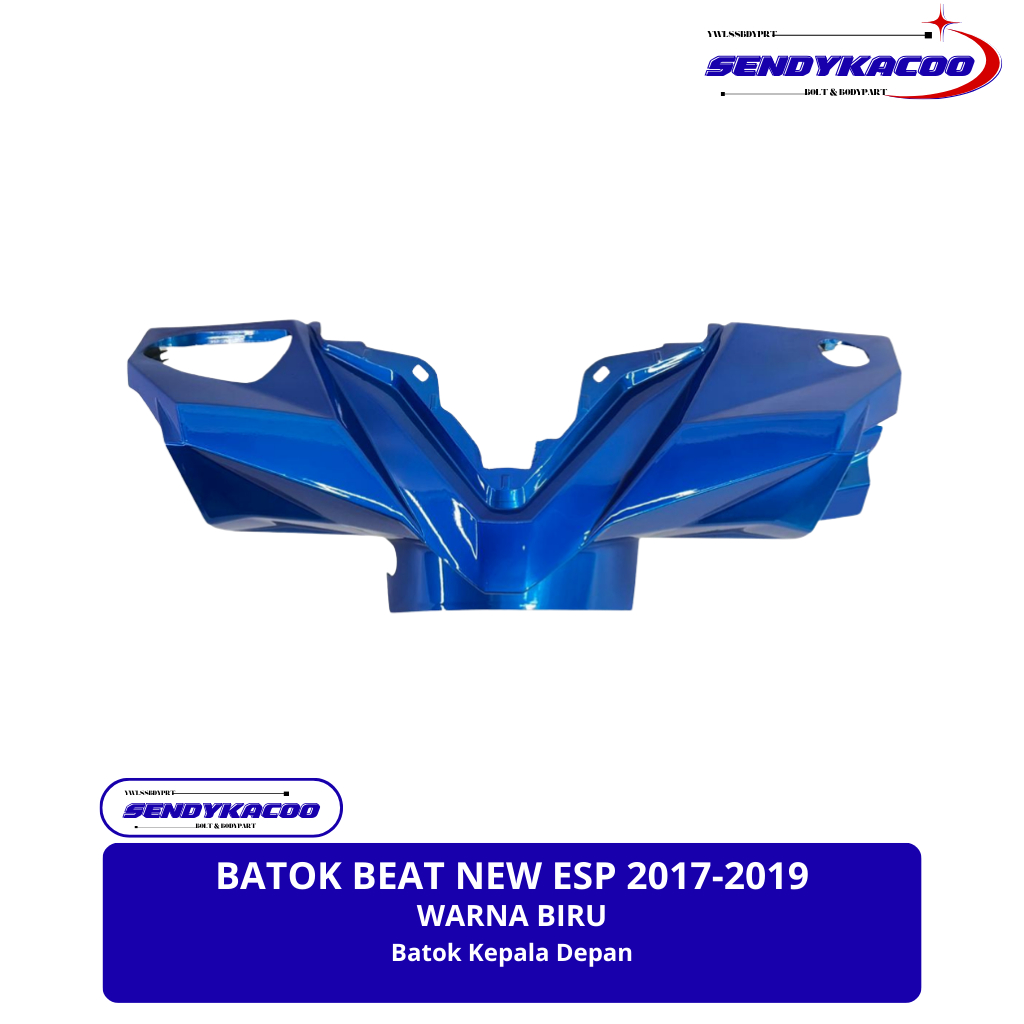 Batok Kepala Depan Beat New Esp 2016 2017 2018 warna Biru / Batok Beat esp