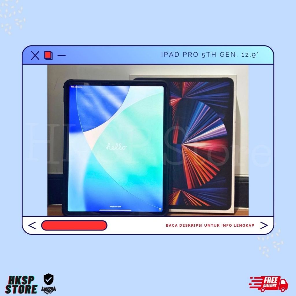 Ipad Pro 5th Generation 12.9" Second Original IBOX