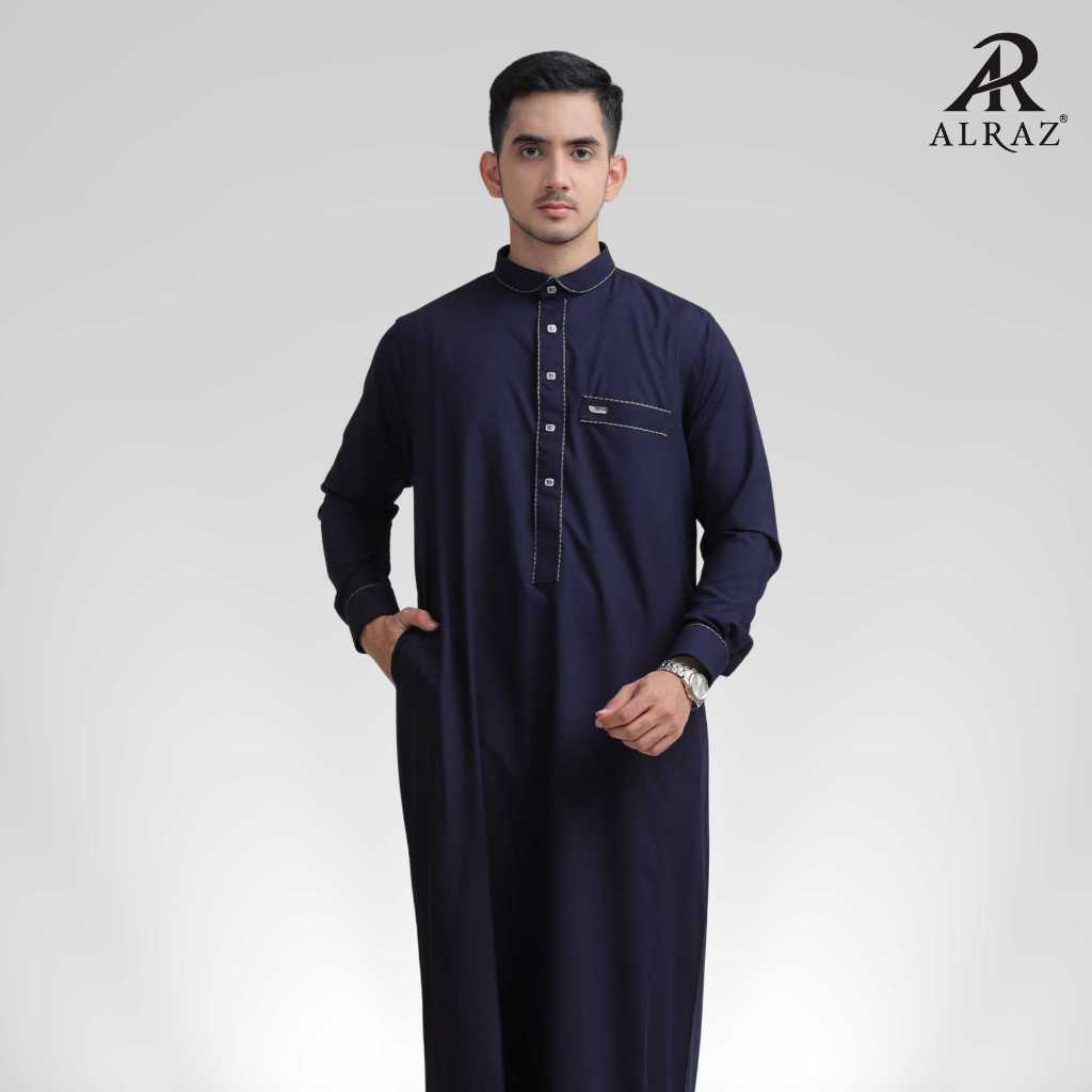ALRAZ Thobe Fancy Lengan Panjang Hisyam 6082