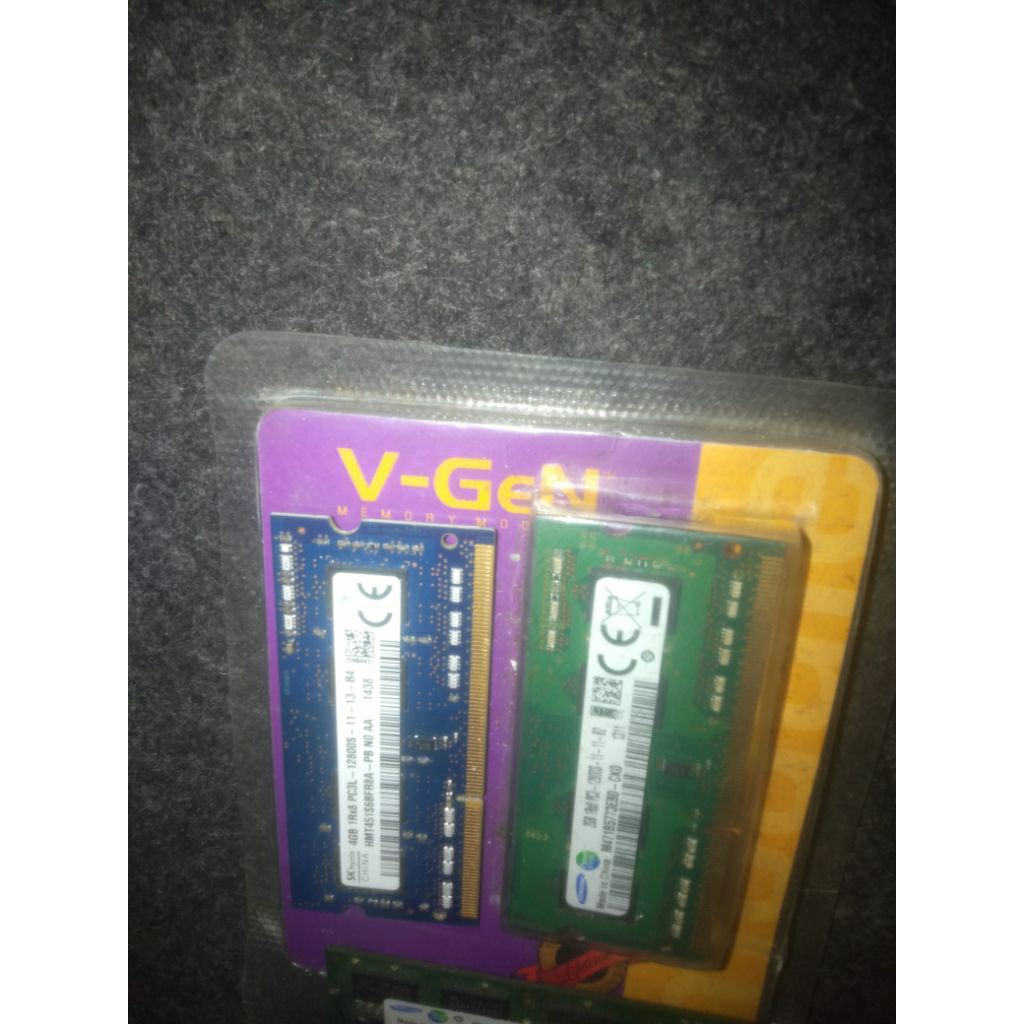 Sdram laptop 4Gb 2pcs 2Gb 1pcs