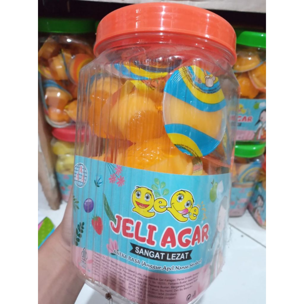 AAA JELLY JELI AGAR IKAN TOPLES ISI 30