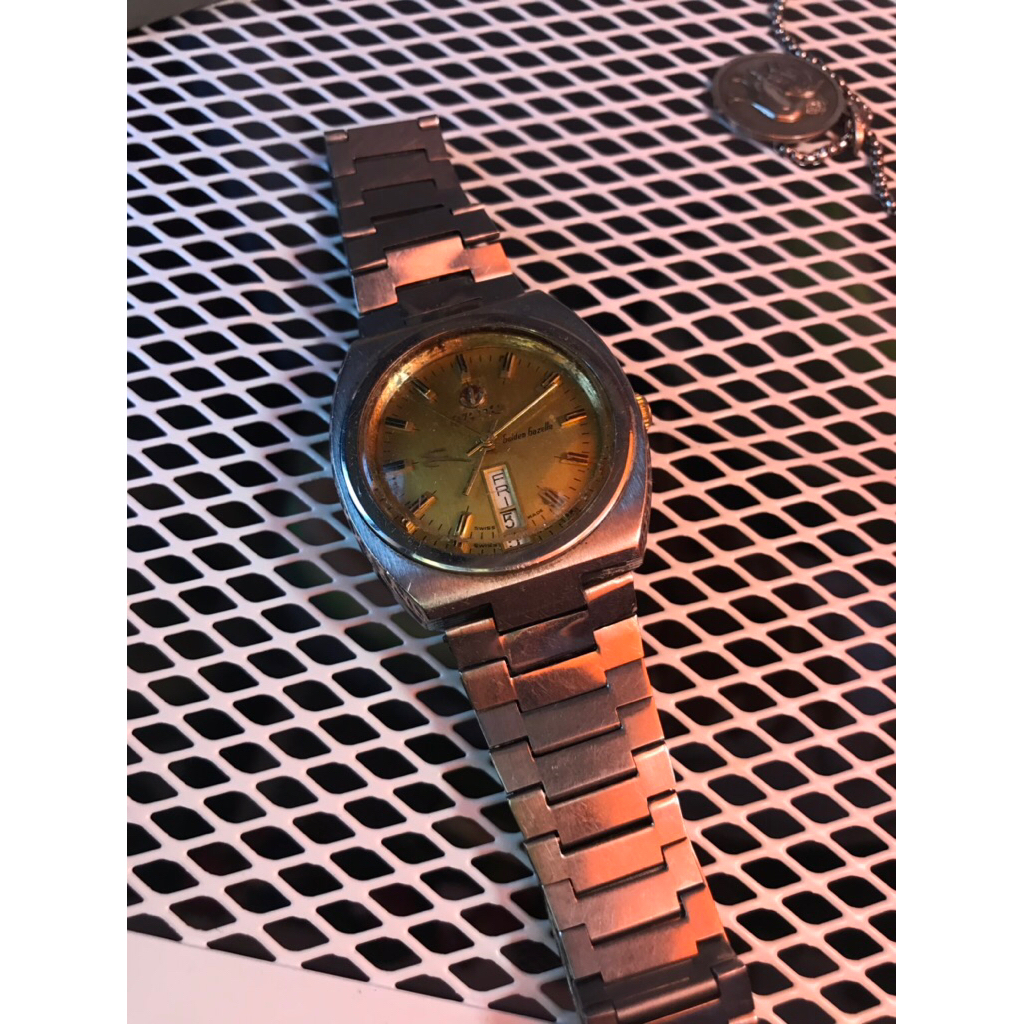 jam tangan rado golden gazelle automatic vintage