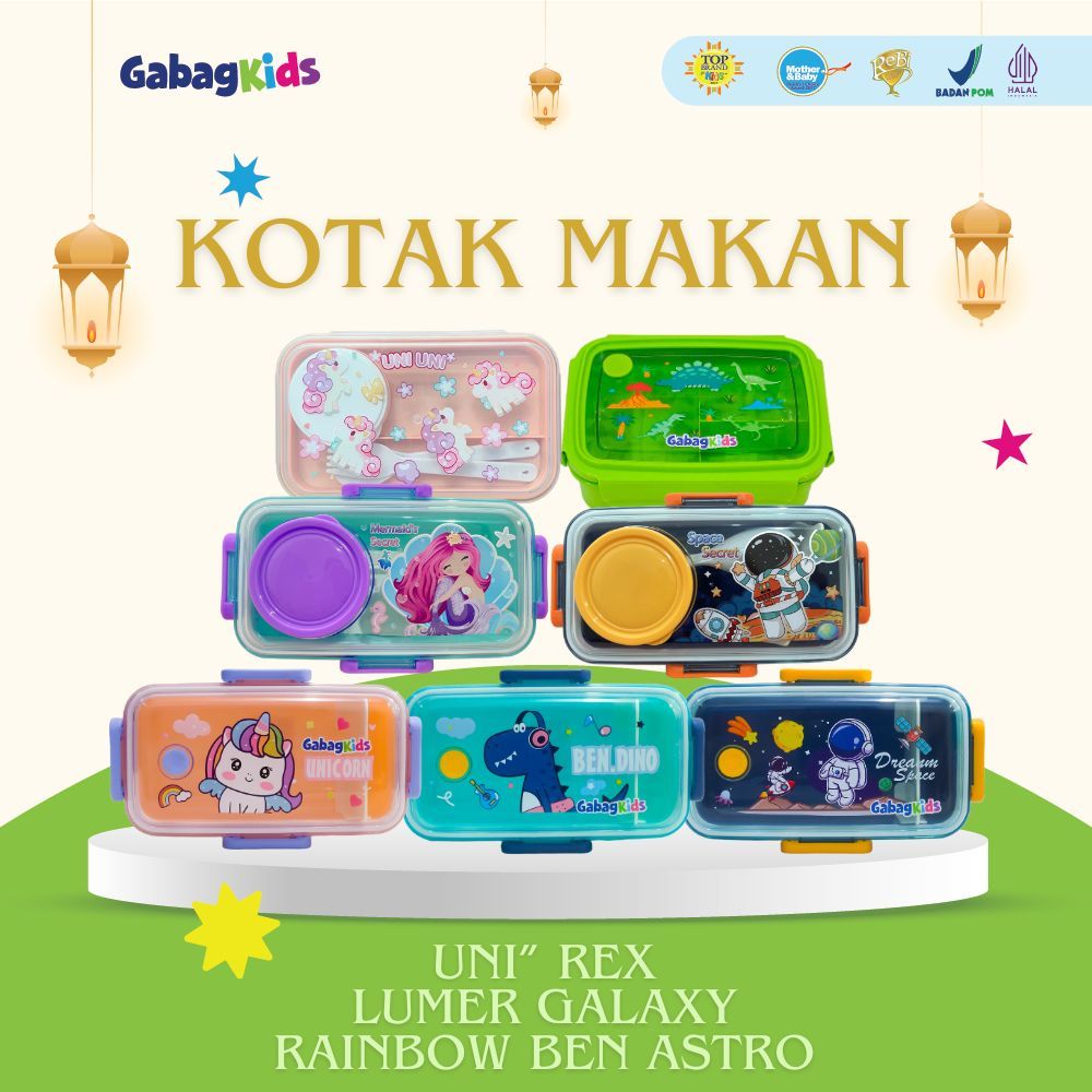 Gabag Kids Kotak Makan Anak | KotakMakan | Bekal Anak | Kotak Makan Kekinian