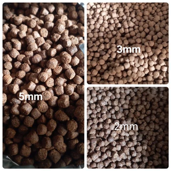 PELET LELE/PELET IKAN/ PAKAN IKAN APUNG 1KG UKURAN 1MM,2MM,3MM DAN 5MM (1KG)