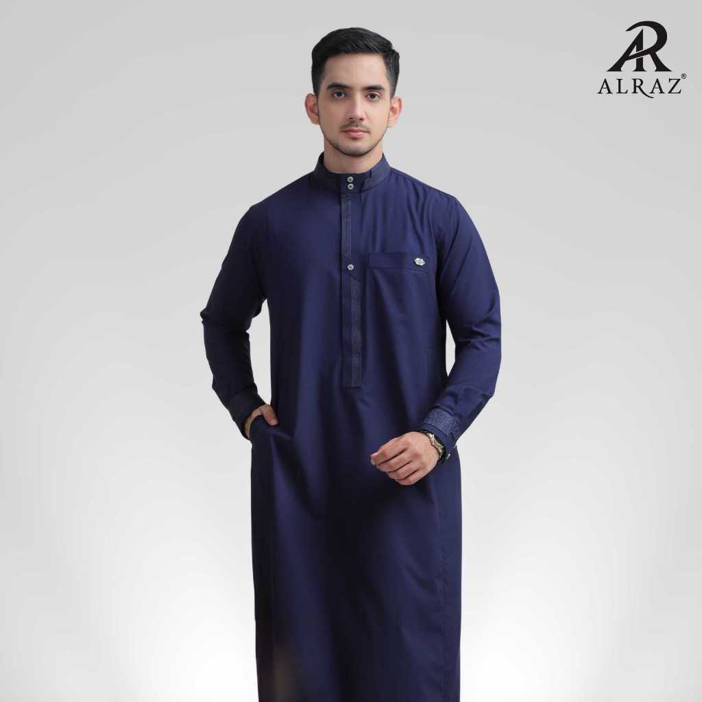 ALRAZ Thobe Fancy Lengan Panjang Athallah 6078