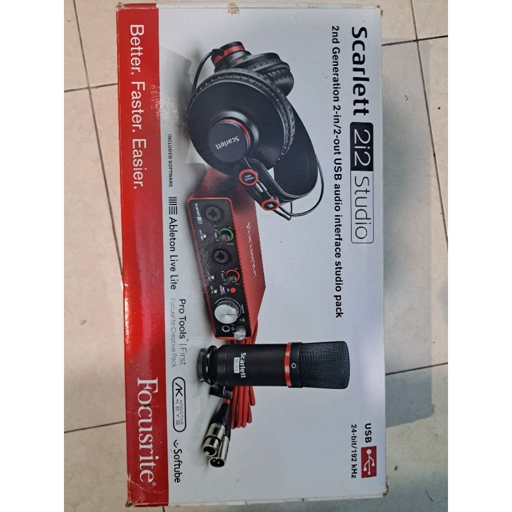 Focusrite Scarlett 212  2nd GenerationBundle Studio ORIGINAL
