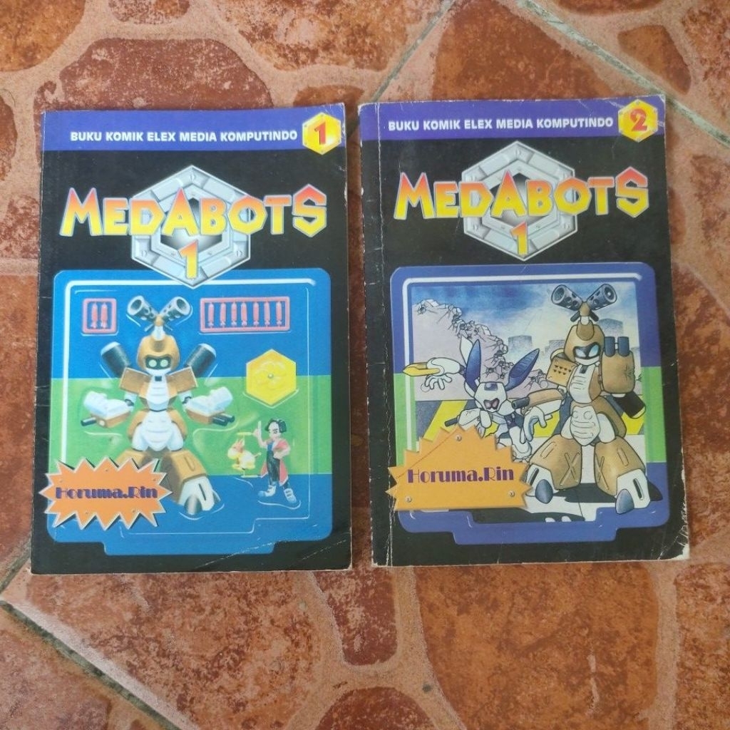 KOMIK ELEX MEDIA " MEDABOTS 1 " VOLUME : 1 & 2 BY HORUMA. RIN