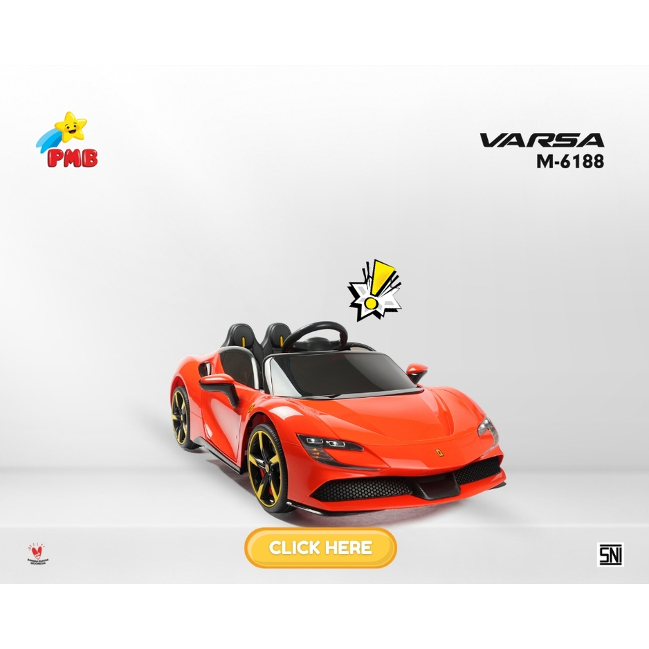 Mobil Aki Mainan Anak M6188 Ferrari