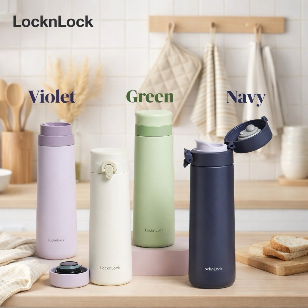 Lock n Lock Mouse Tumbler Ready Hot & Cool Vacuum Mug Tumbler Lock&Lock 400ml