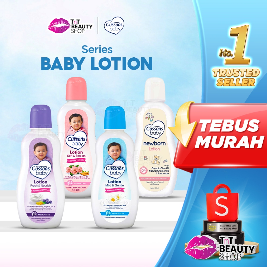 Cussons Baby Lotion 100ml - Losion Bayi l TnT Beauty Shop