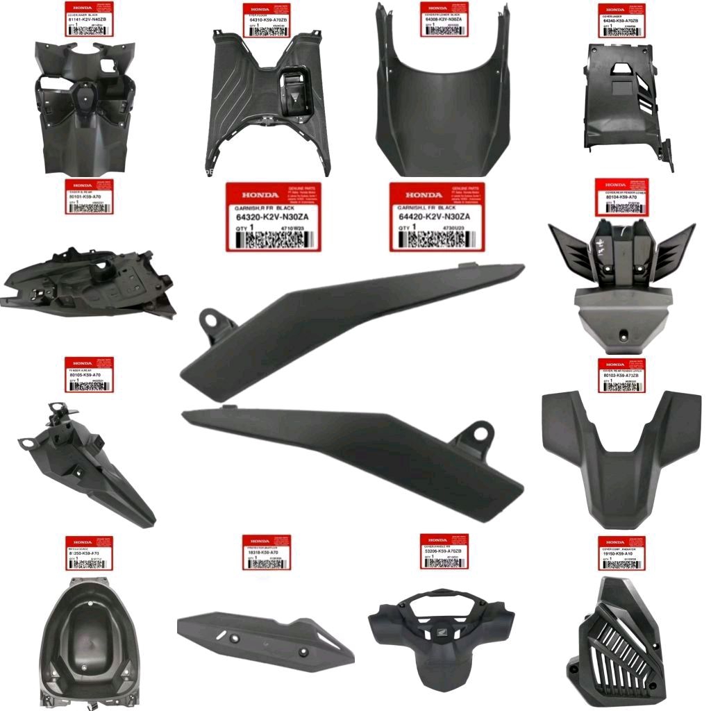 Cover Body Motor Cover Body Kasar Vario 125 New K2V 2023 - 2025 Original