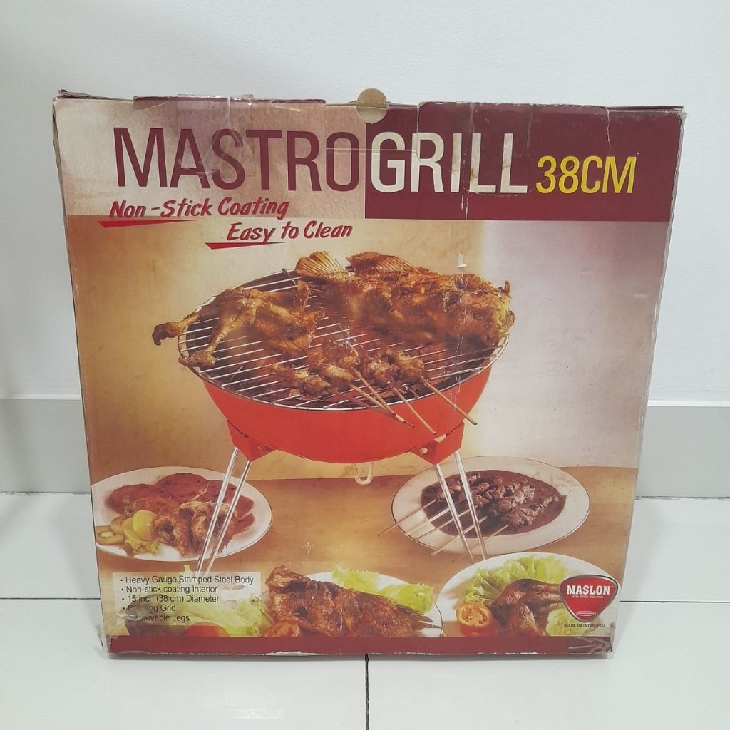 C0239. Preloved Mastro Grill G-38 Alat Panggang Arang Outdoor