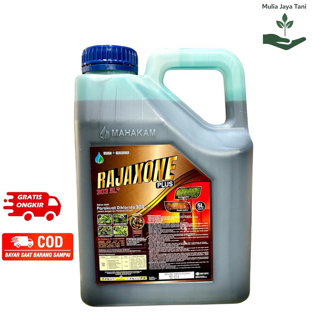 Herbisida RAJAXONE 303SL Kemasan 5 Liter - Rajaxone Plus Herbisida Kontak Pembasmi Lulangan