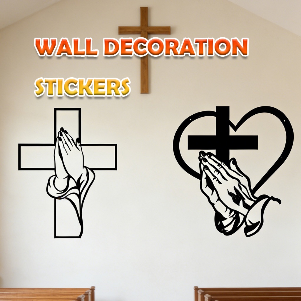 Salib dinding besi/ Pajangan Dinding Salib/Iron Cross Wall Decoration Hadiah Rumah Ruang Tamu