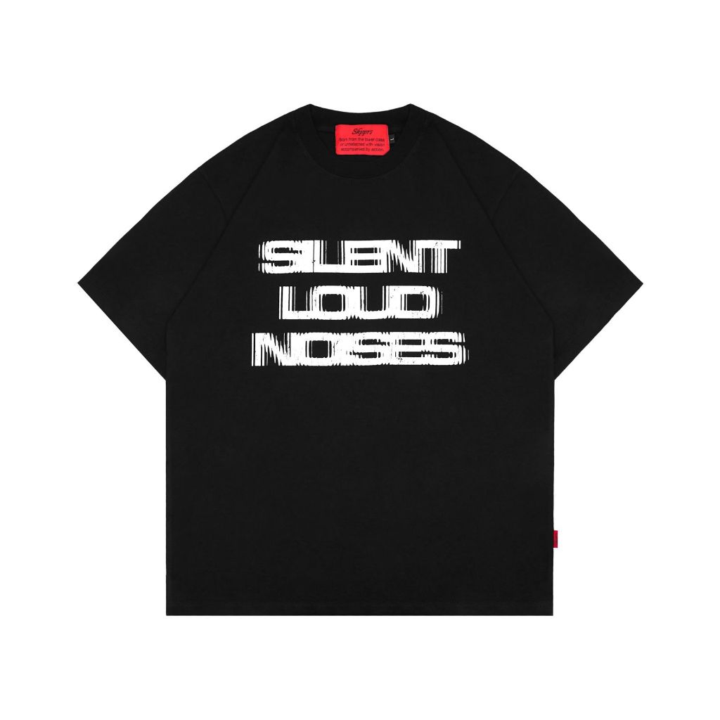 Skippers - Cracked Silent Black T-Shirt