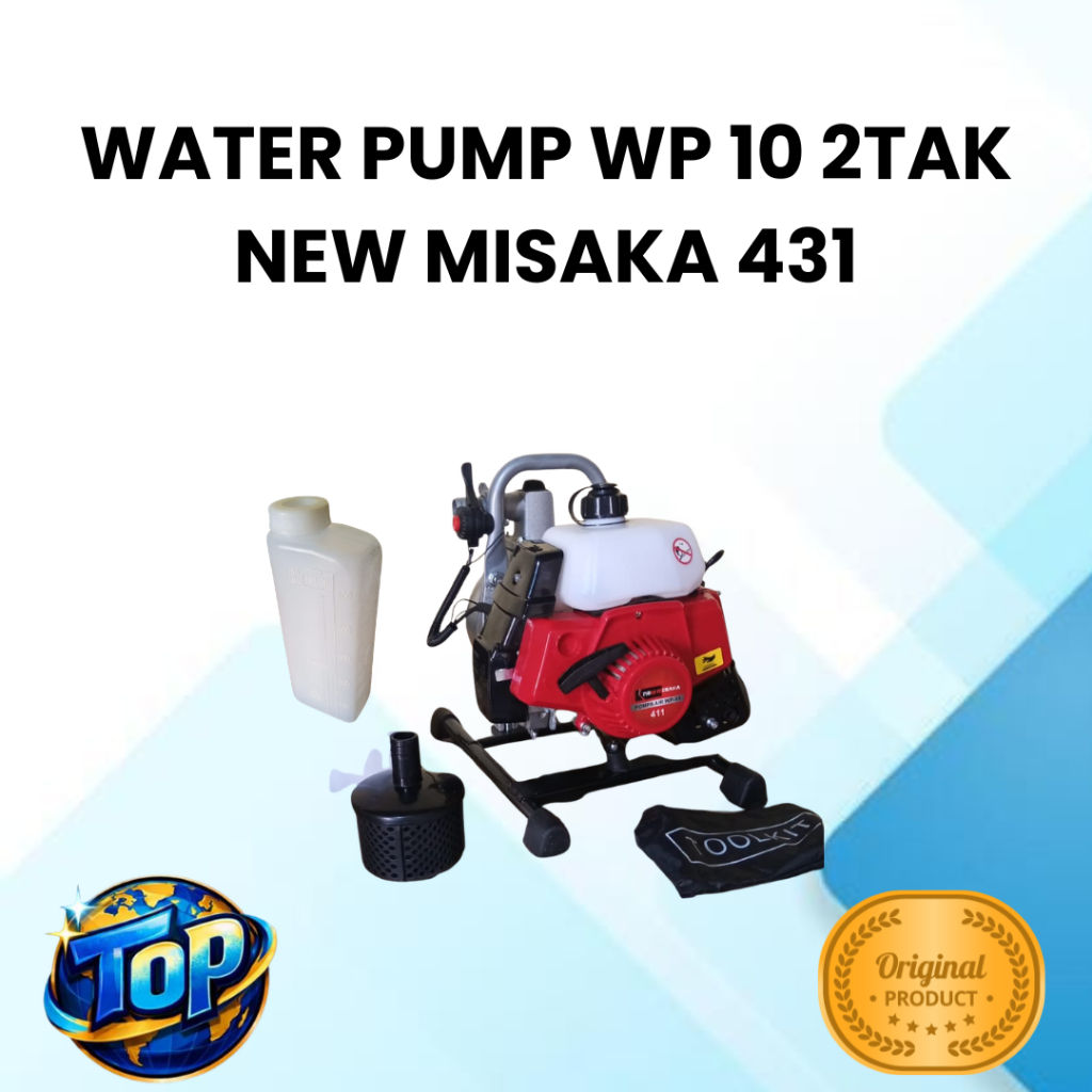 Mesin Pompa Air 2 Tak / Pompa Alkon Mini NEW MISAKA WP 10 2T Original