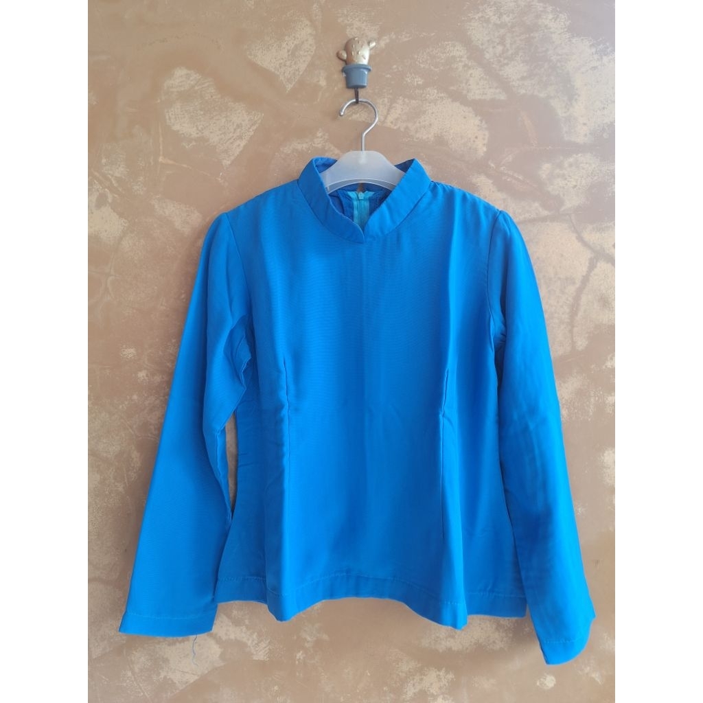 PRELOVED ATASAN SIFON FULL FURING BAJU KONDANGAN PESTA WISUDA LENGAN PANJANG TOP LENGAN FASHION BAJU