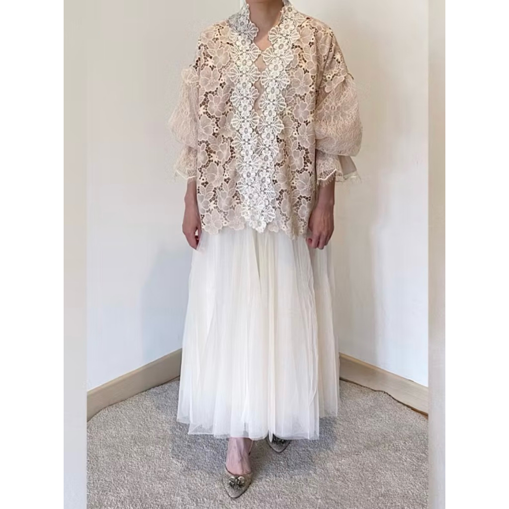 PRELOVED KINA ATELIER - Blossom Outer in Nude
