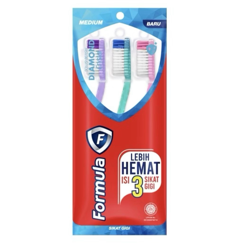 Sikat Gigi Formula Silver Protector’3s/Sikat Gigi/Sikat gigi Formula