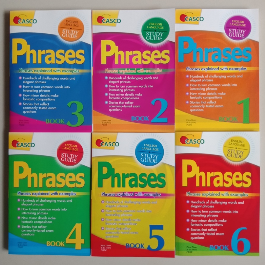 BUKU PRIMARY ENGLISH PHRASES 1/2/3/4/5/6 (CASCO)