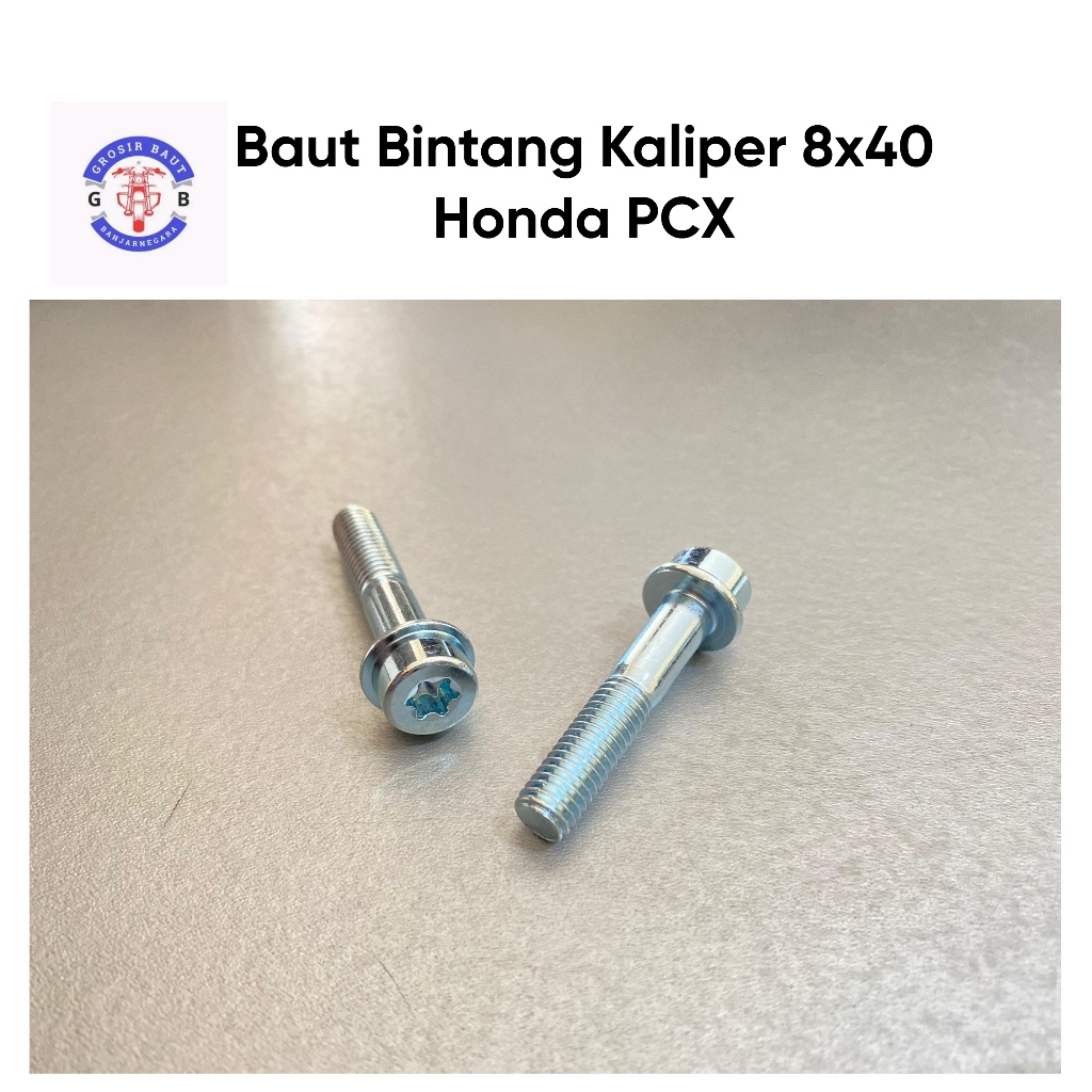 Baut L Bintang PCX 8x40 / Baut Bintang Kaliper Belakang  – PCX 150 / ADV