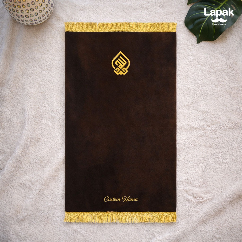 Sajadah Alas Kulit Polos Premium Bulu Tipis