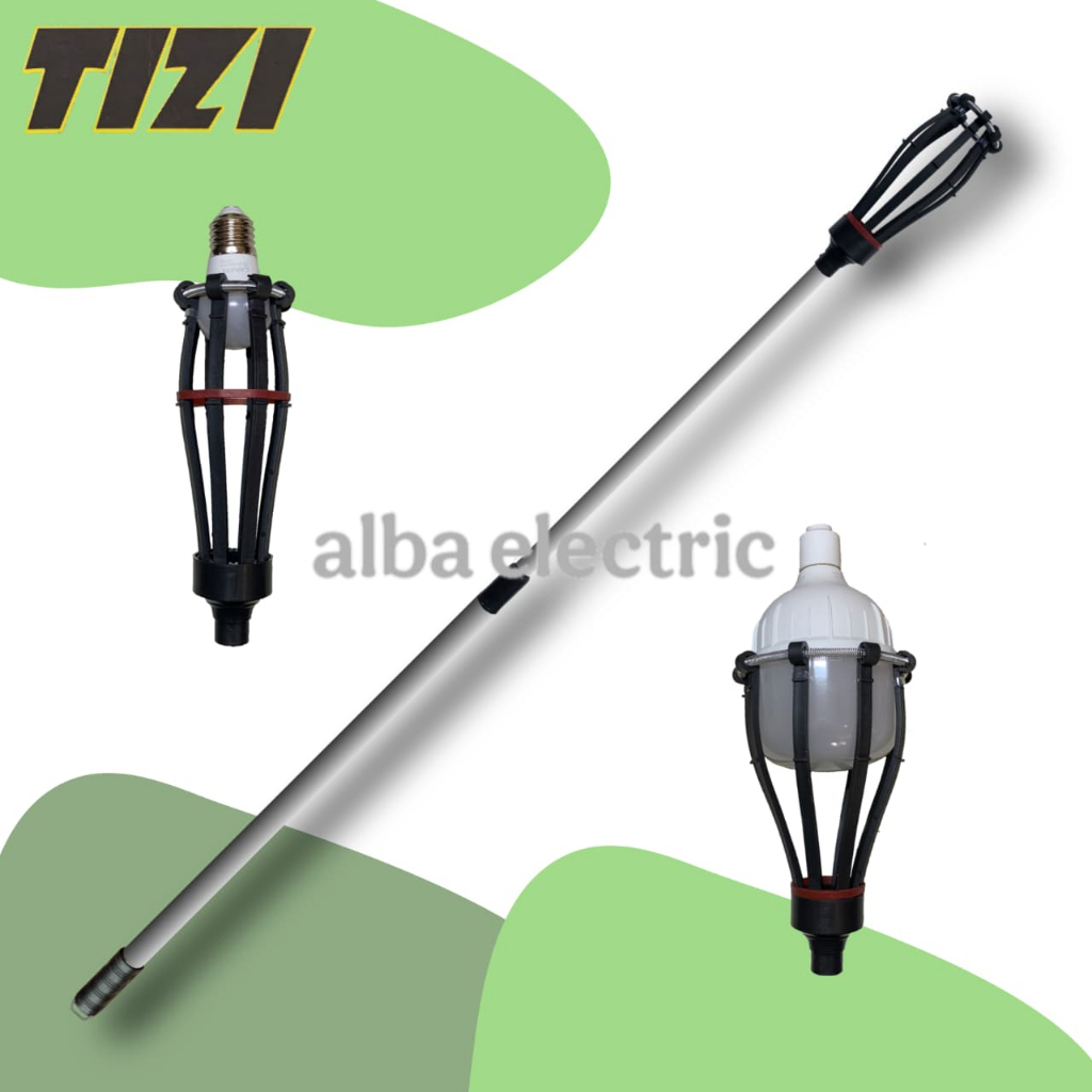 Tongkat Pengganti Lampu TIZI Tz-088 Stick Gantung Lampu- Stick Pemasang Bohlam LED 5W-40W