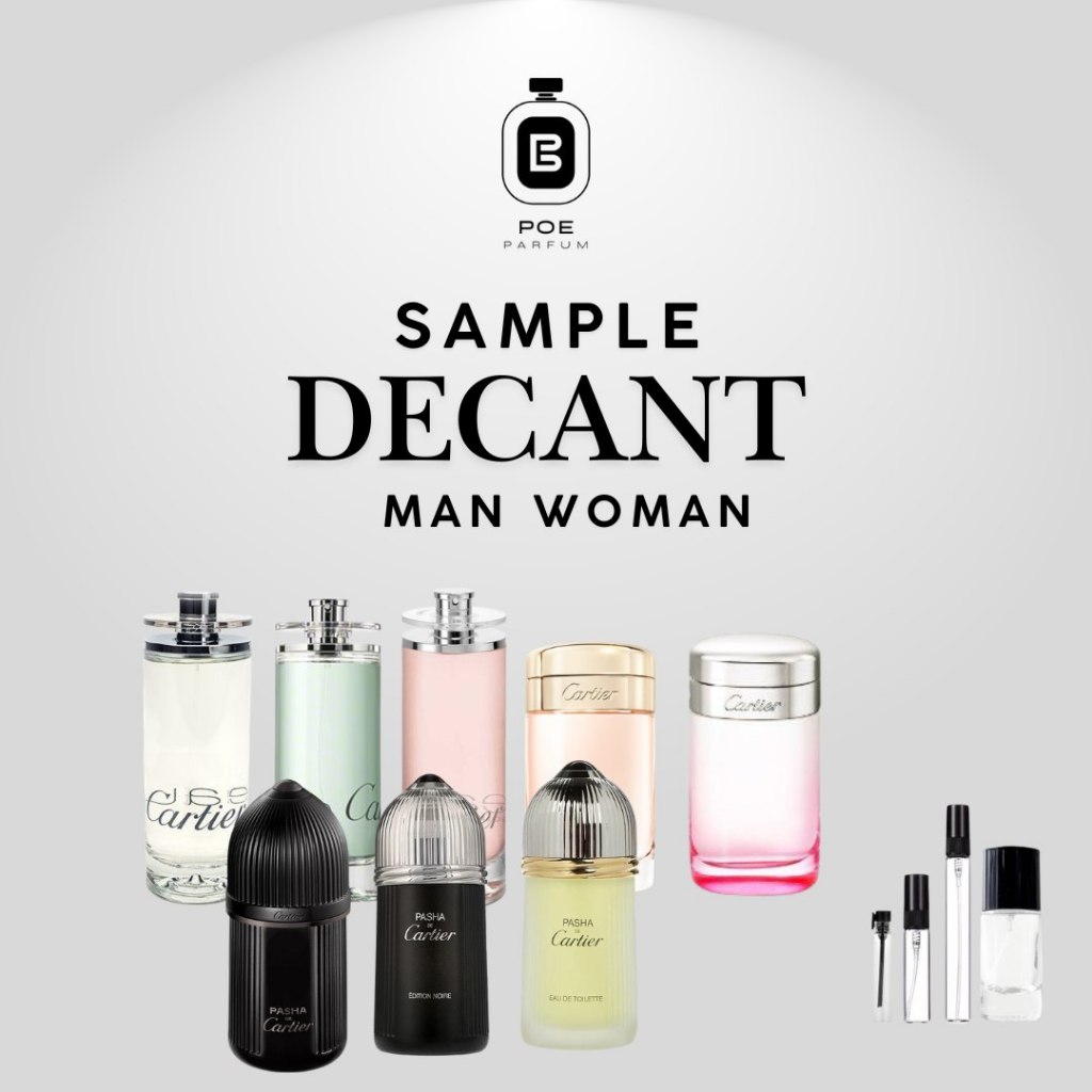 Sample Parfum Pria Wanita c a r t i e r men women Series Decant tester vial 2ml 5ml 10ml 20ml Parfum