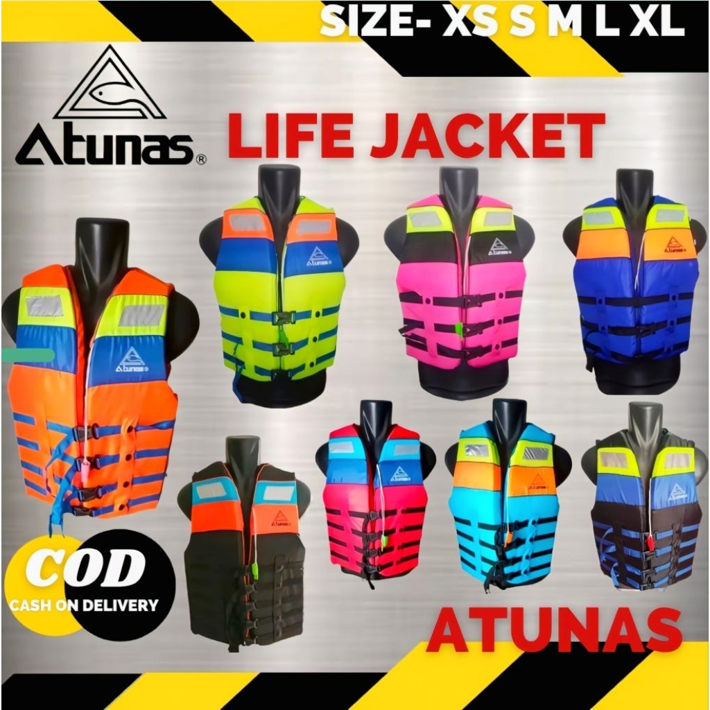 pelampung renang atunas, rompi pelampung, baju pelampung renang dewasa dan anak anak