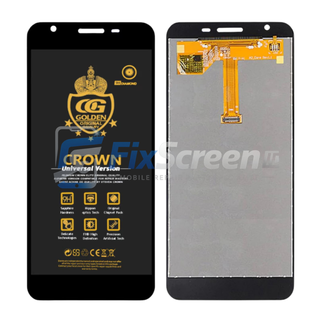 LCD SAMSUNG A2 CORE / (SAMSUNG GALAXY A2 CORE) / A260 TOUCHSCREEN FULLSET COMPLETE ORIGINAL