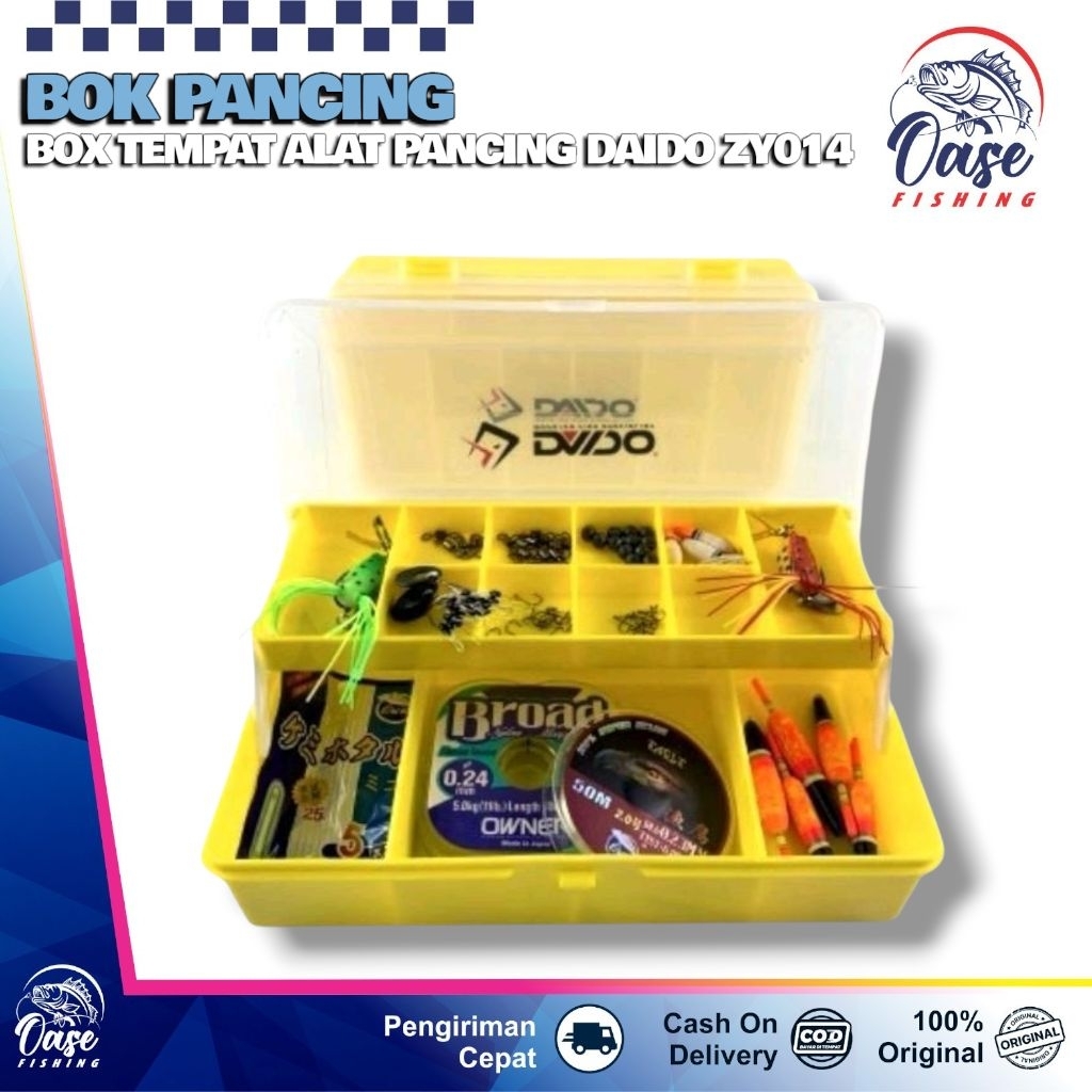 Box Pancing Box Tempat Alat Mancing Daido Zy014