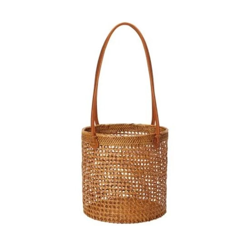 Tas Rotan Bali Ate Tabung Krawang Tali Jinjing