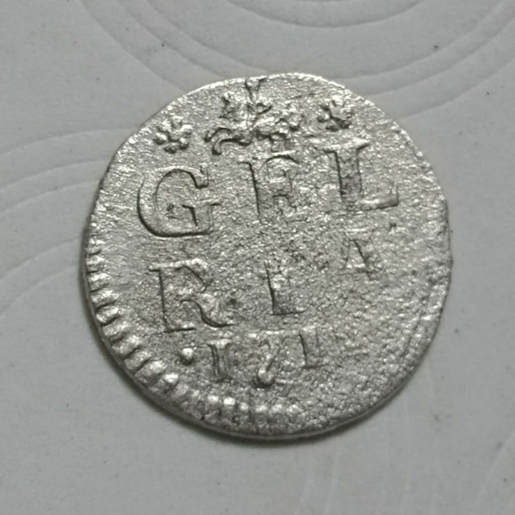 LANGKA 171X  GELRIA ERA LION BELANDA 2 STUIVER NEDERLAND KOLEKSI SIMPANAN PERAK SILVER BANYAK DICARI