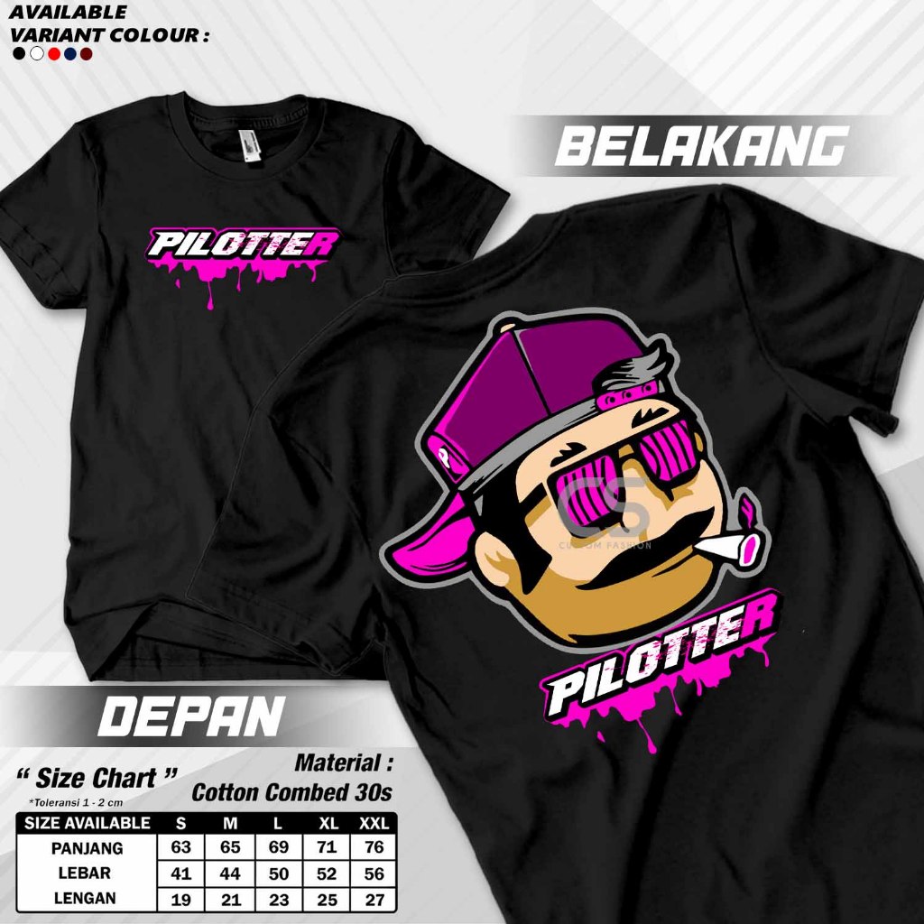 KAOS PLTR KAOS APAREL KAOS PILOTER P KAOS DISTRO V8