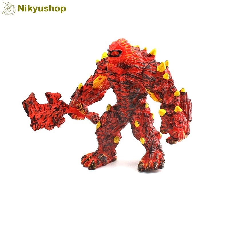 [Nikyushop] Mainan Edukasi Pajangan Figure Mitologi Monster Lava Golem