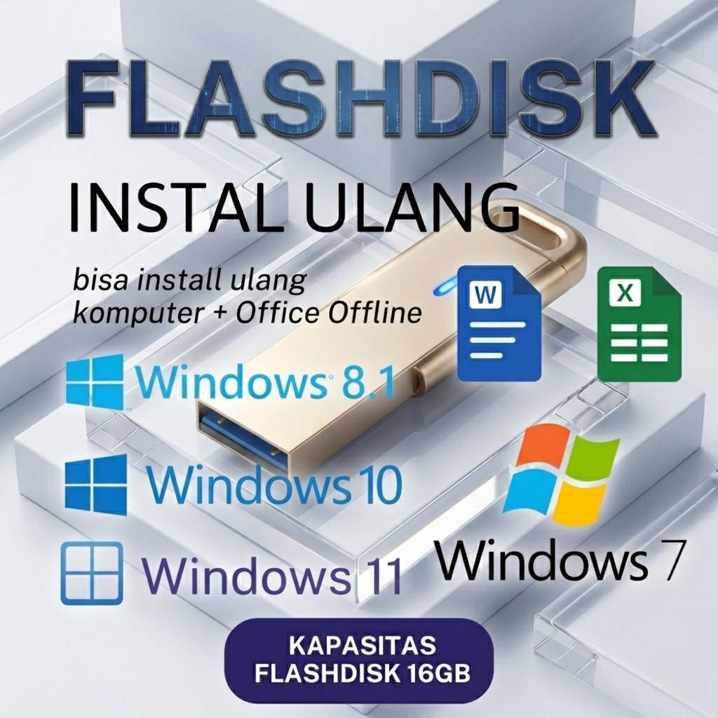 USB FLASHDISH BOOTABLE WINDOWS XP/7/8.1/10/11 NEW UPDATE
