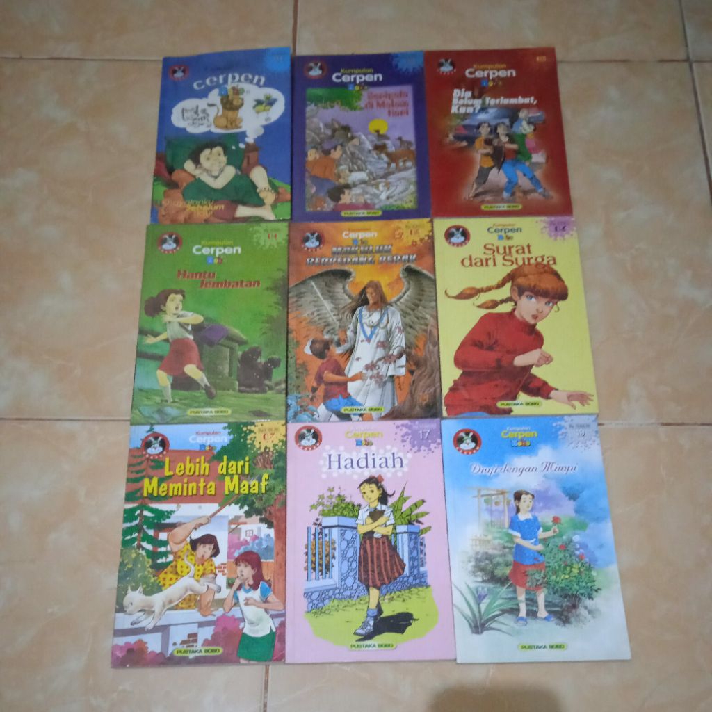 Paket 9 Buku Kumpulan Cerpen Bobo