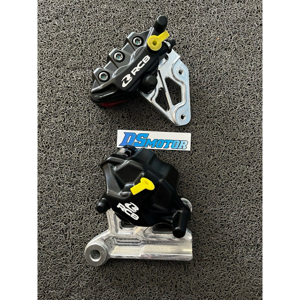 paketan pengereman kaliper caliper RCB racingboy s55 belakang dan s1 s series depan satria 2tak bott