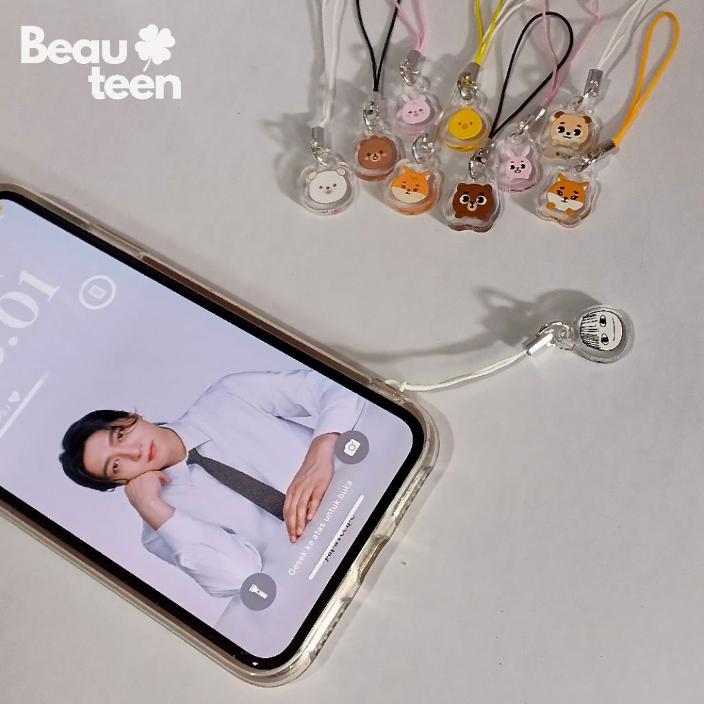 DAY6 DENIMALZ MINI PHONE CHARM aksesoris tali strap gantungan hp ponsel karakter lucu cute petit plu