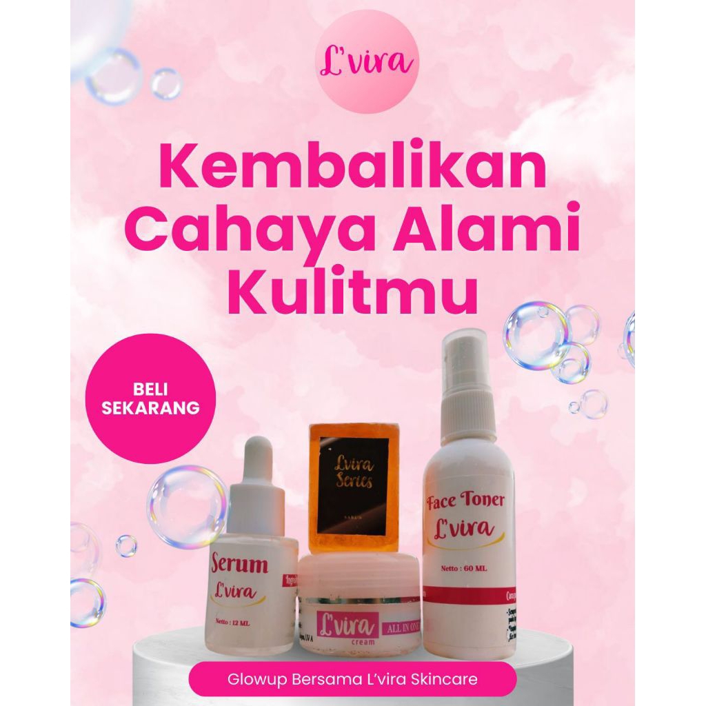 Paket Lengkap L'vira Cream 100% ORI