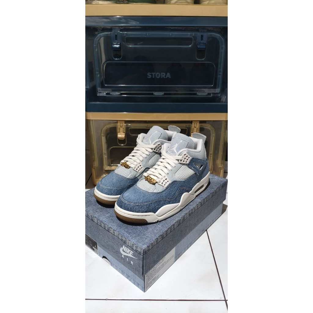 NIKE AIR JORDAN 4 DENIM ALTERNATE LEVIS