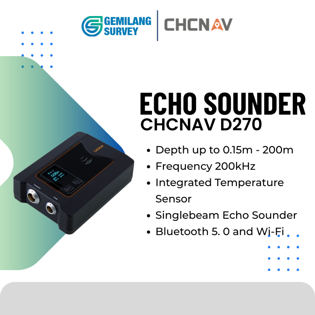 Echo Sounder CHCNAV D270 Compact Single Beam Echo Sounder