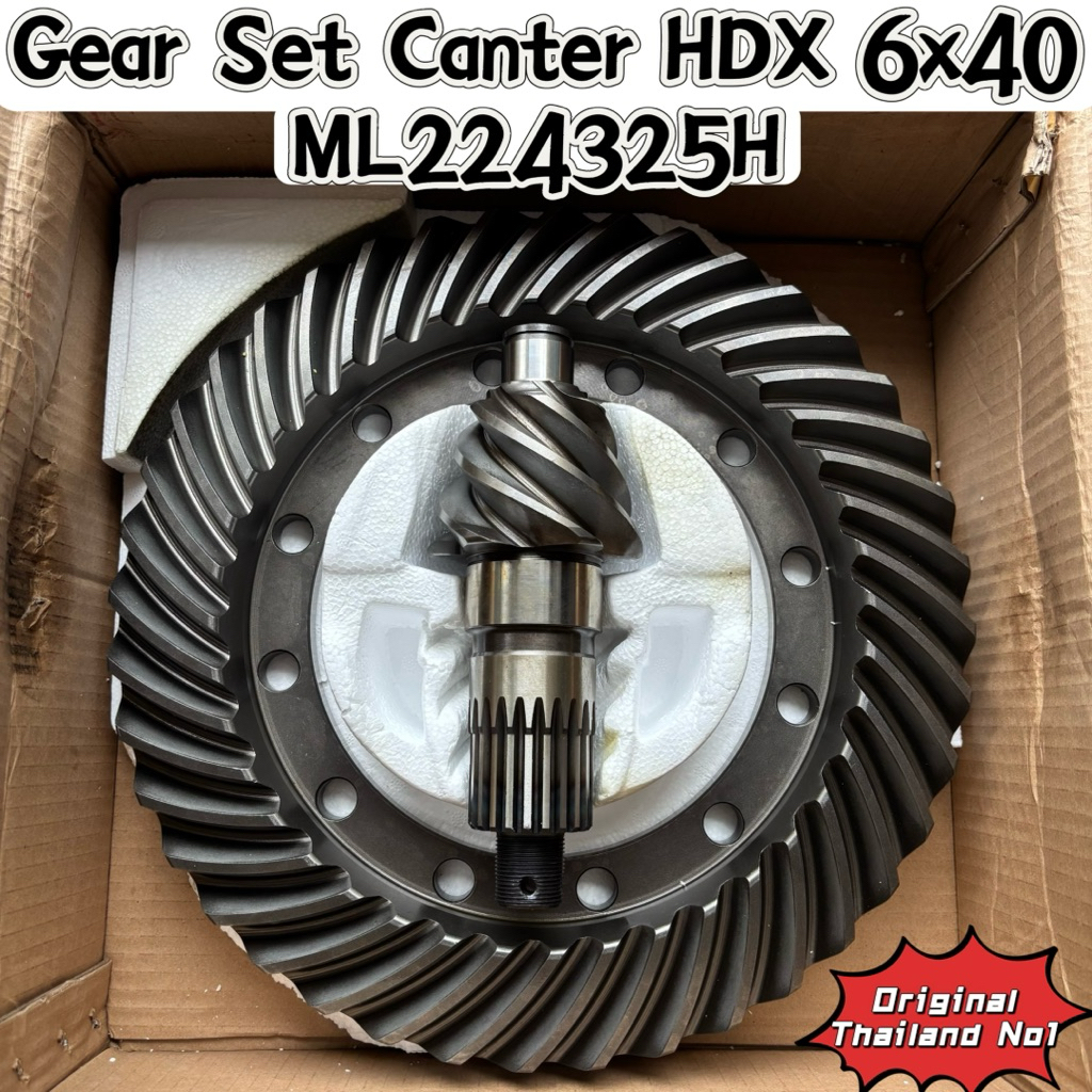 Gear Set Canter HDX 6x40 Original Import KTB Thailand Nomer 1 Crown Wheel Pinion Canter FEHDX 6x40 K