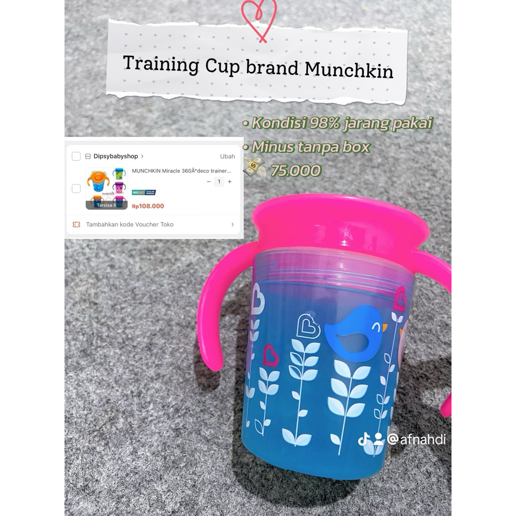 Training Cup brand Munchkin