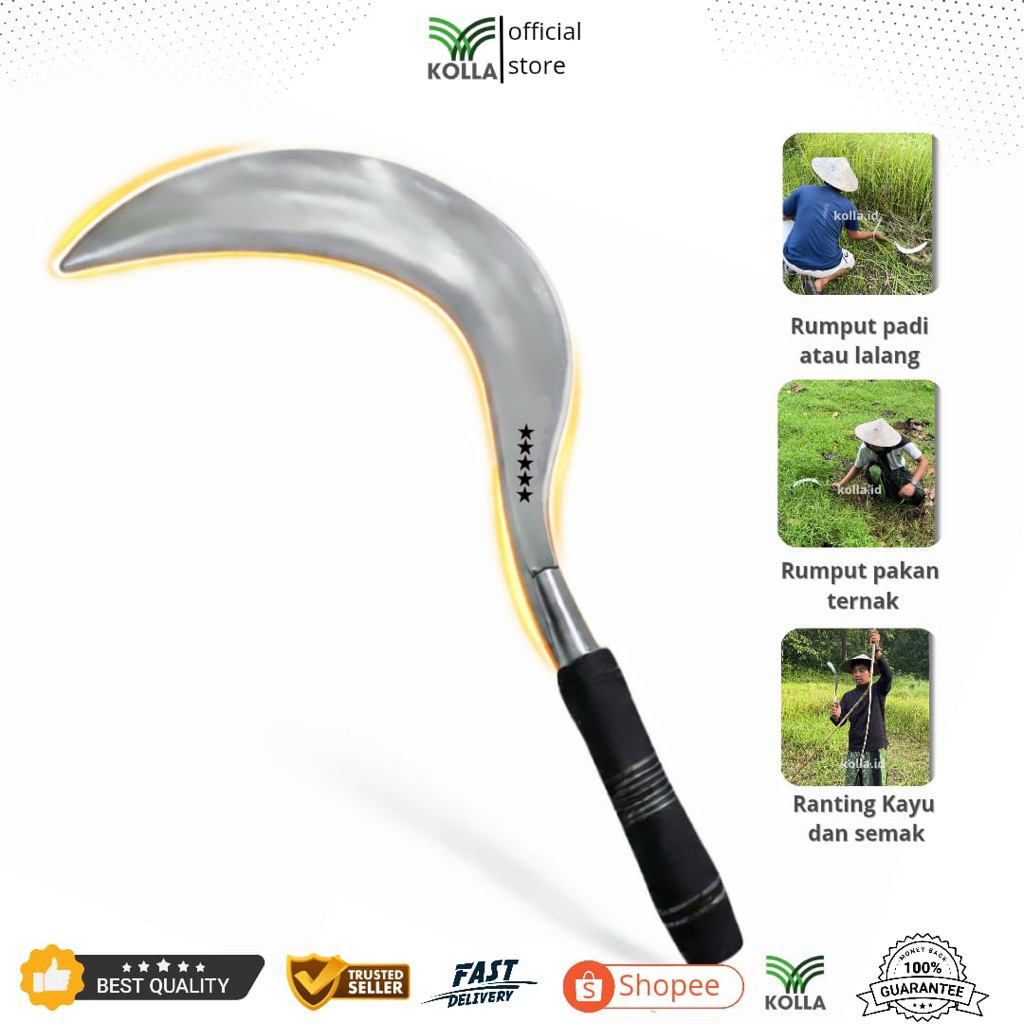 Bintang 5 Madura AritRumput super tajam original baja asli