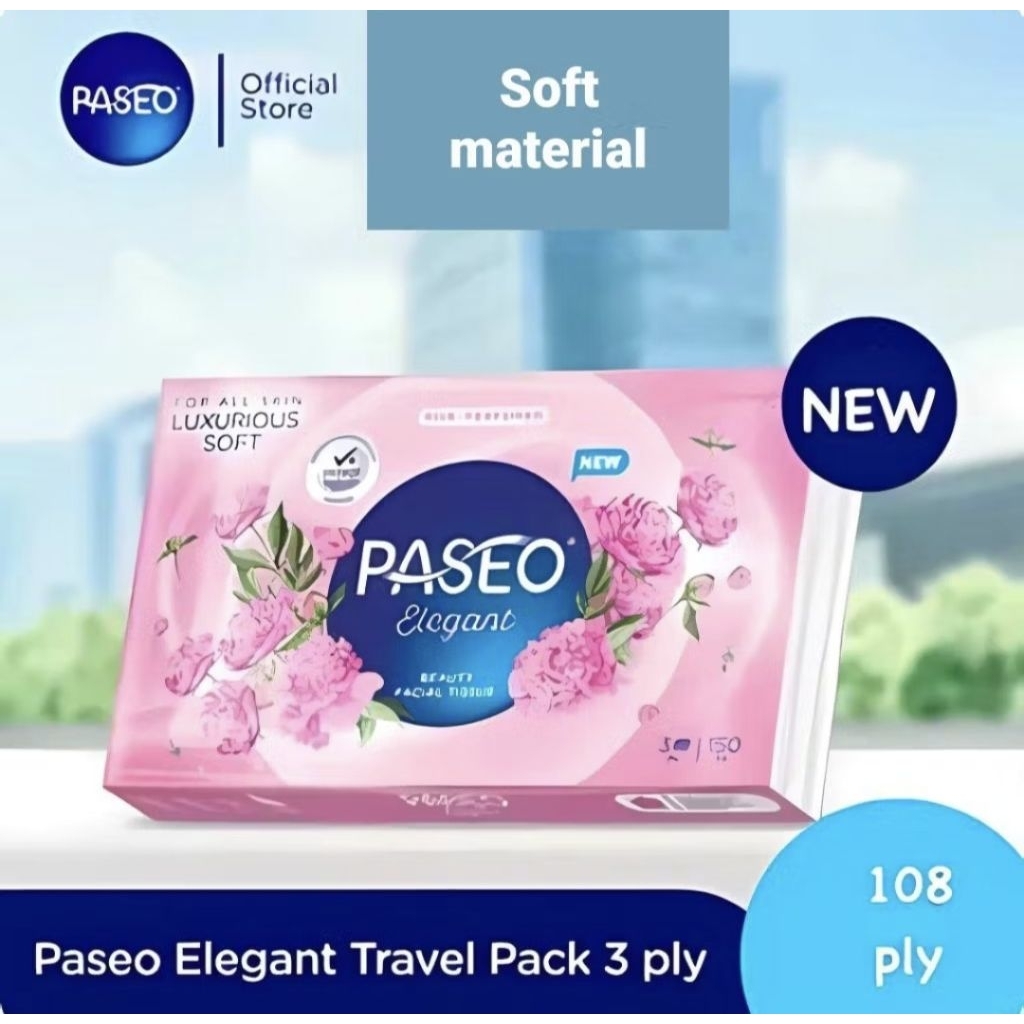 Tisu Paseo 108 Ply Paseo Elegant Travel