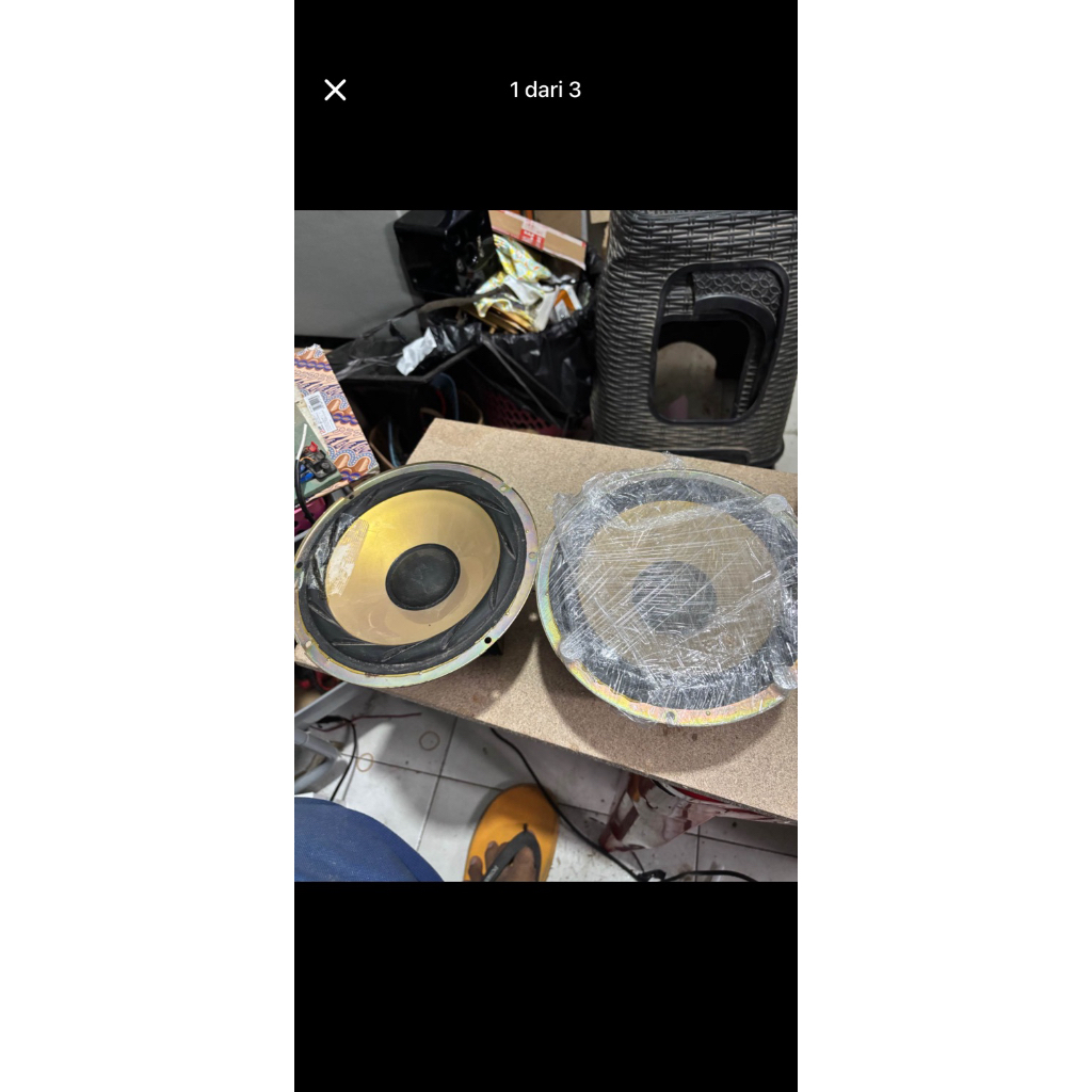 Subwoofer Sony 6,5 inch original  Suara jernih Kondisi normal Minus speaker kotor pemakaian Ready se