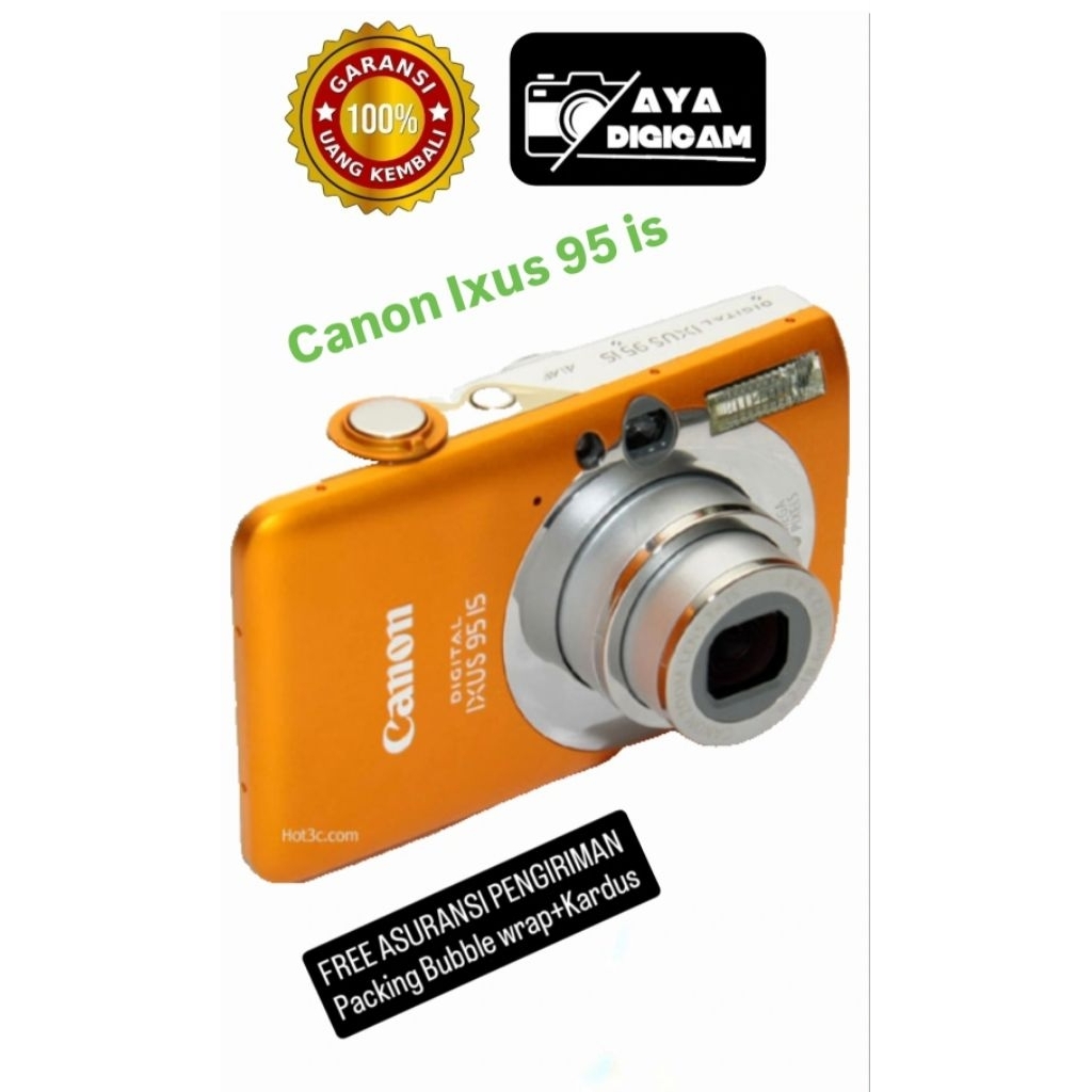 kamera Canon Ixus 95 is kamera pocket Canon kamera digital kamera saku digicam